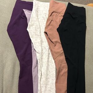 Bundle: Four Pairs of Fabletics Leggings